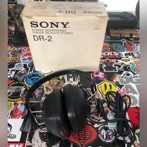 Vintage SONY DR-2 Headphones